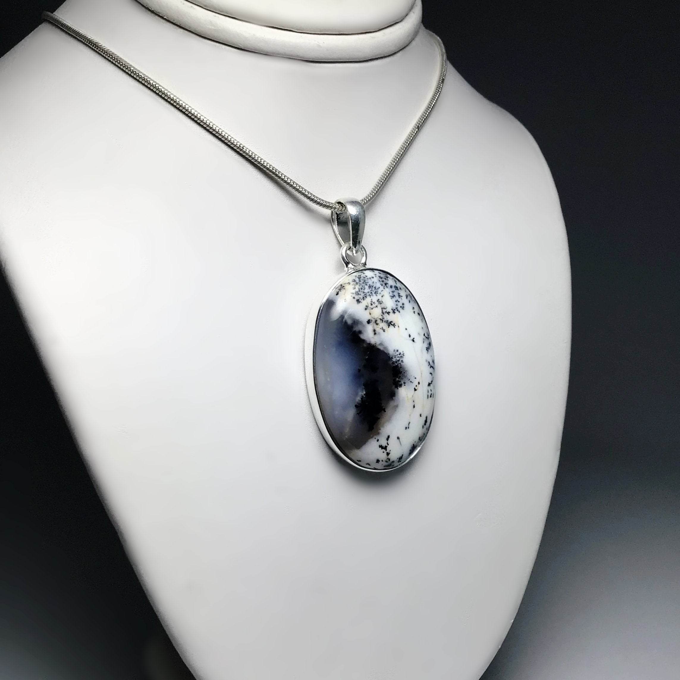 Dendritic Opal Pendant - Rocks and Gems Canada