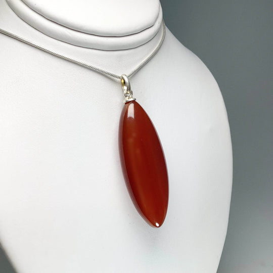Carnelian Agate Pendant - Rocks and Gems Canada