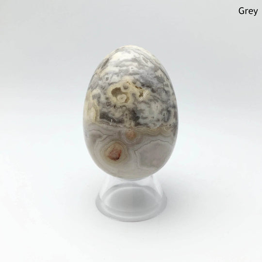Crazy Lace Agate Egg - Rocks and Gems Canada