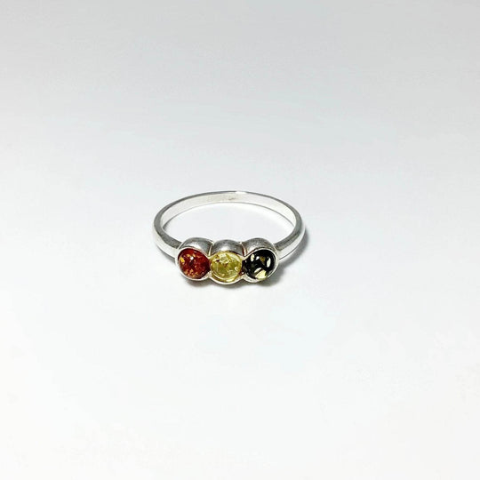 Mixed Amber Ring - Rocks and Gems Canada