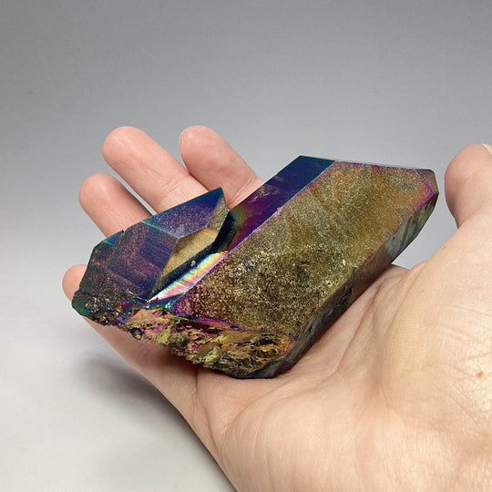 Titanium Quartz Cluster - Rocks and Gems Canada