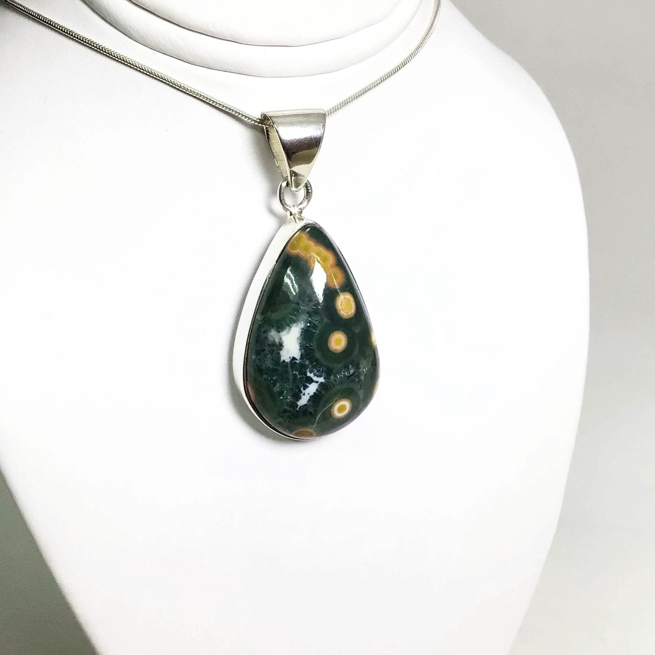 Ocean Jasper Pendant - Rocks and Gems Canada