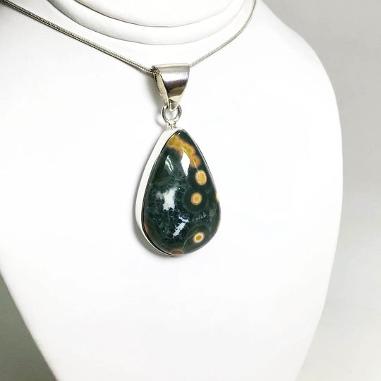 Ocean Jasper Pendant - Rocks and Gems Canada