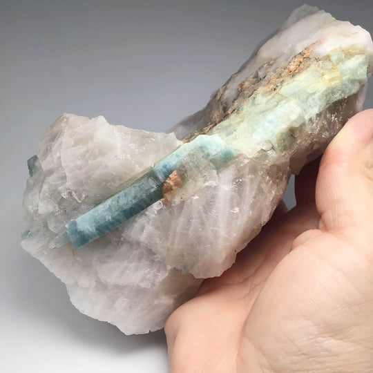 Aquamarine in Matrix - Rocks and Gems Canada