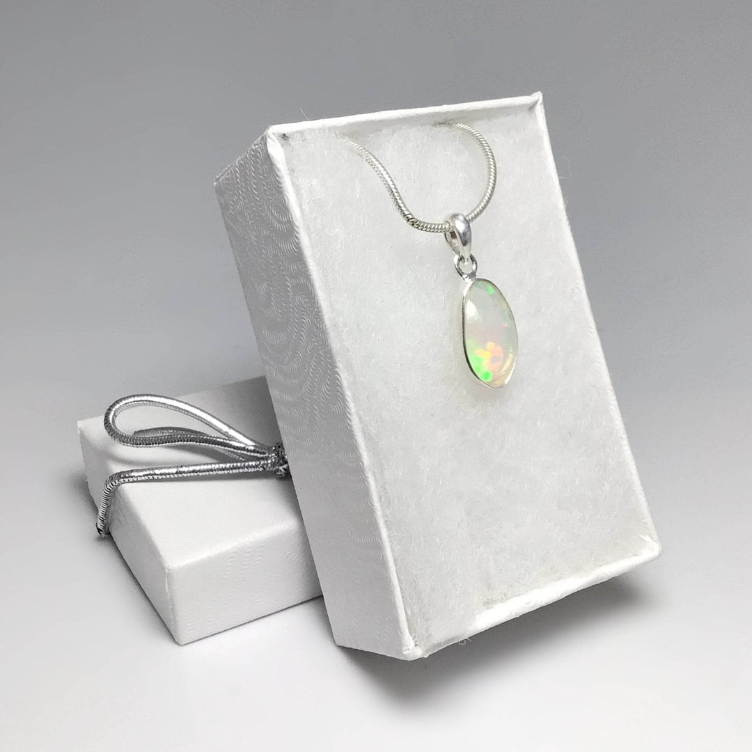 Ethiopian Fire Opal Pendant - Rocks and Gems Canada