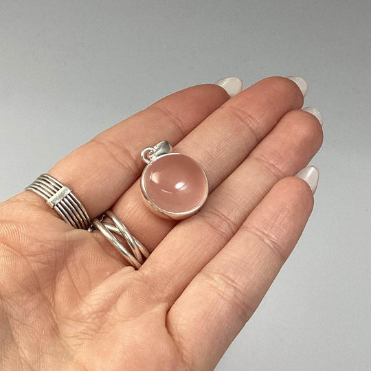 Rose Quartz Pendant - Rocks and Gems Canada