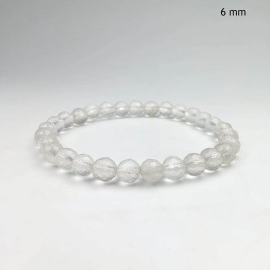 Quartz Faceted Beaded Bracelet - Rocks and Gems Canada