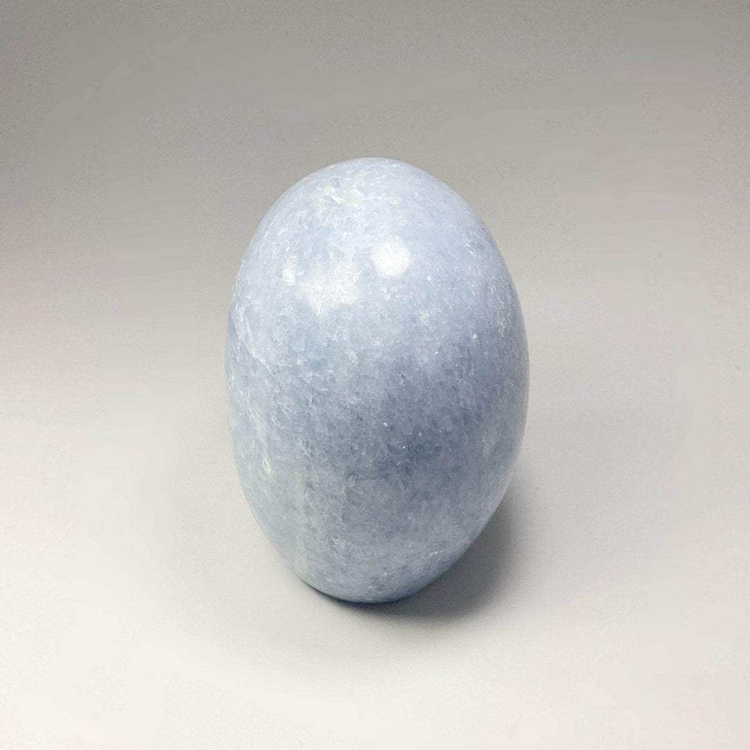 Blue Calcite Stand Up - Rocks and Gems Canada