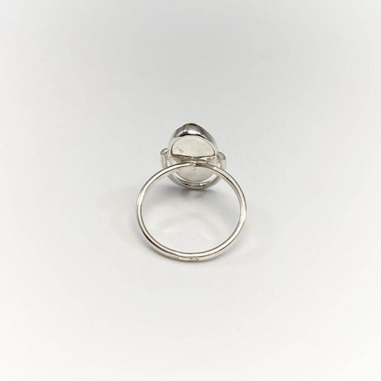 Green Amber Ring - Rocks and Gems Canada