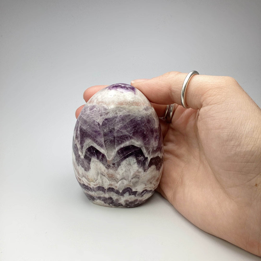 Chevron Amethyst Stand Up - Rocks and Gems Canada