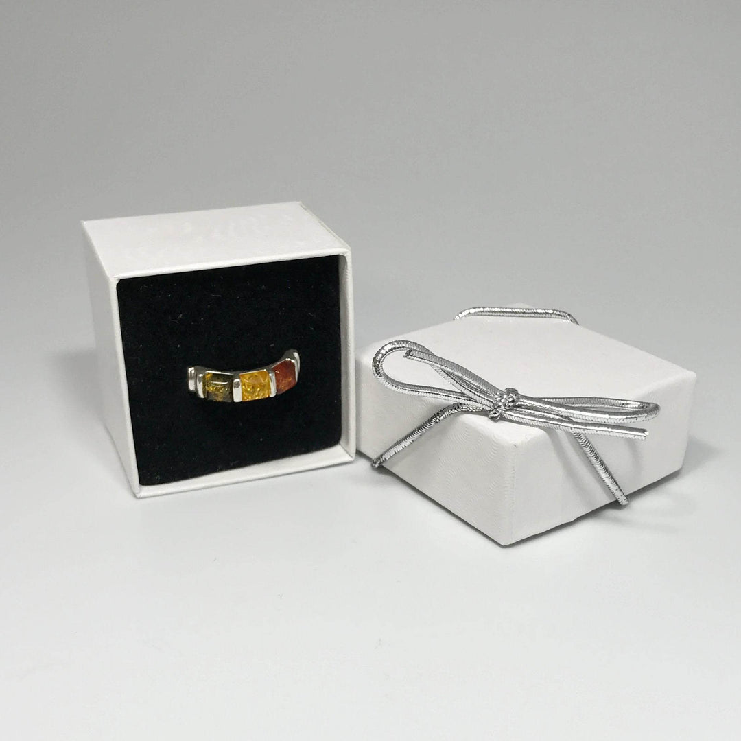 Mixed Amber Ring - Rocks and Gems Canada