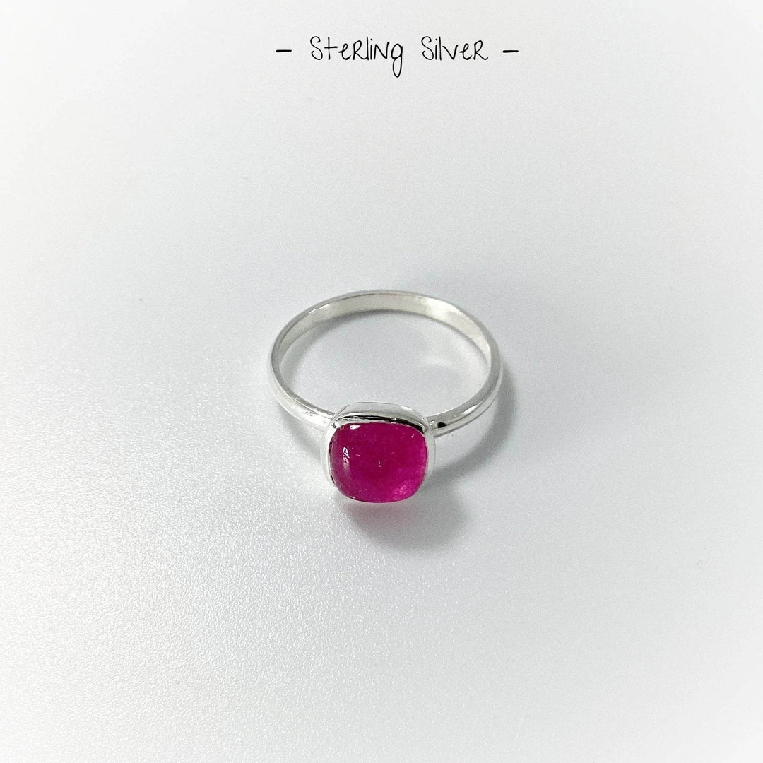 Pink Jade Ring - Rocks and Gems Canada