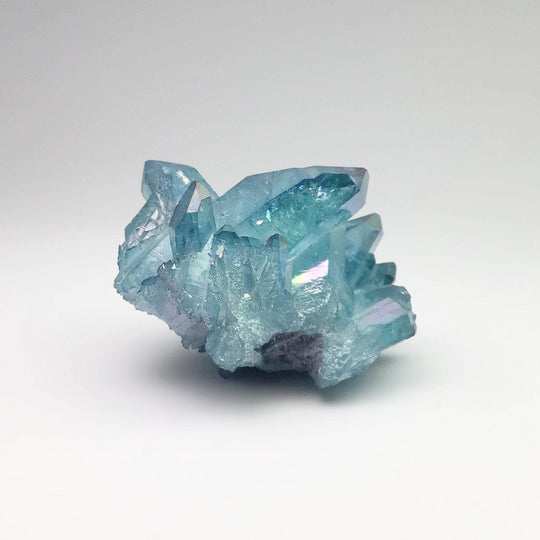 Aqua Aura Quartz Cluster - Rocks and Gems Canada