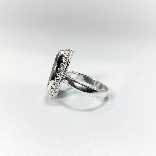 Green Amethyst Marquise Cut Ring - Rocks and Gems Canada