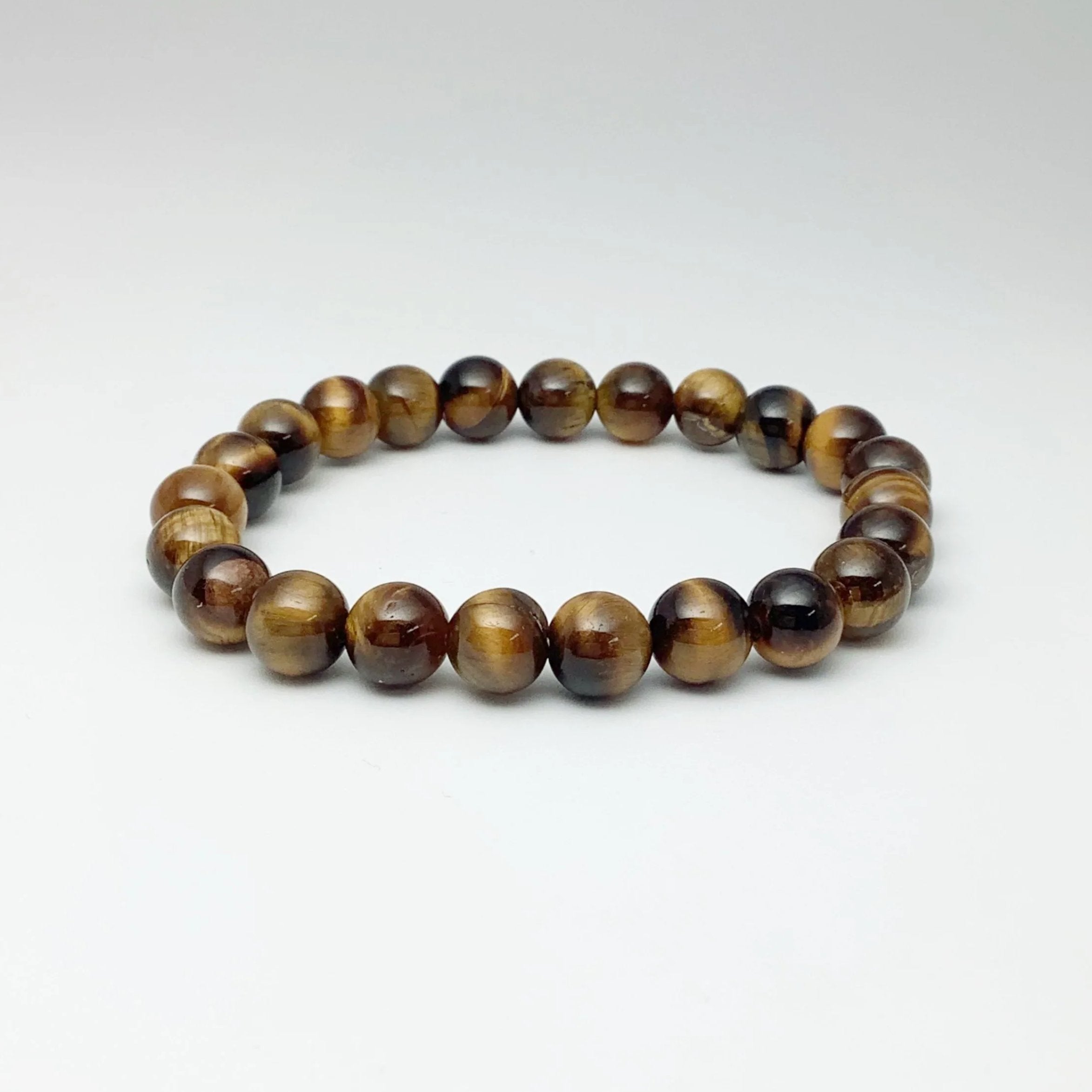 Tiger Eye Bracelet 8MM Beaded Tiger Eye Bracelet For Woman