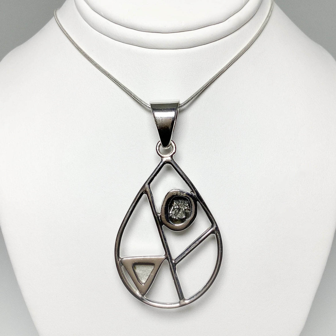 Campo Del Cielo and Muonionalusta Meteorite Pendant - Rocks and Gems Canada