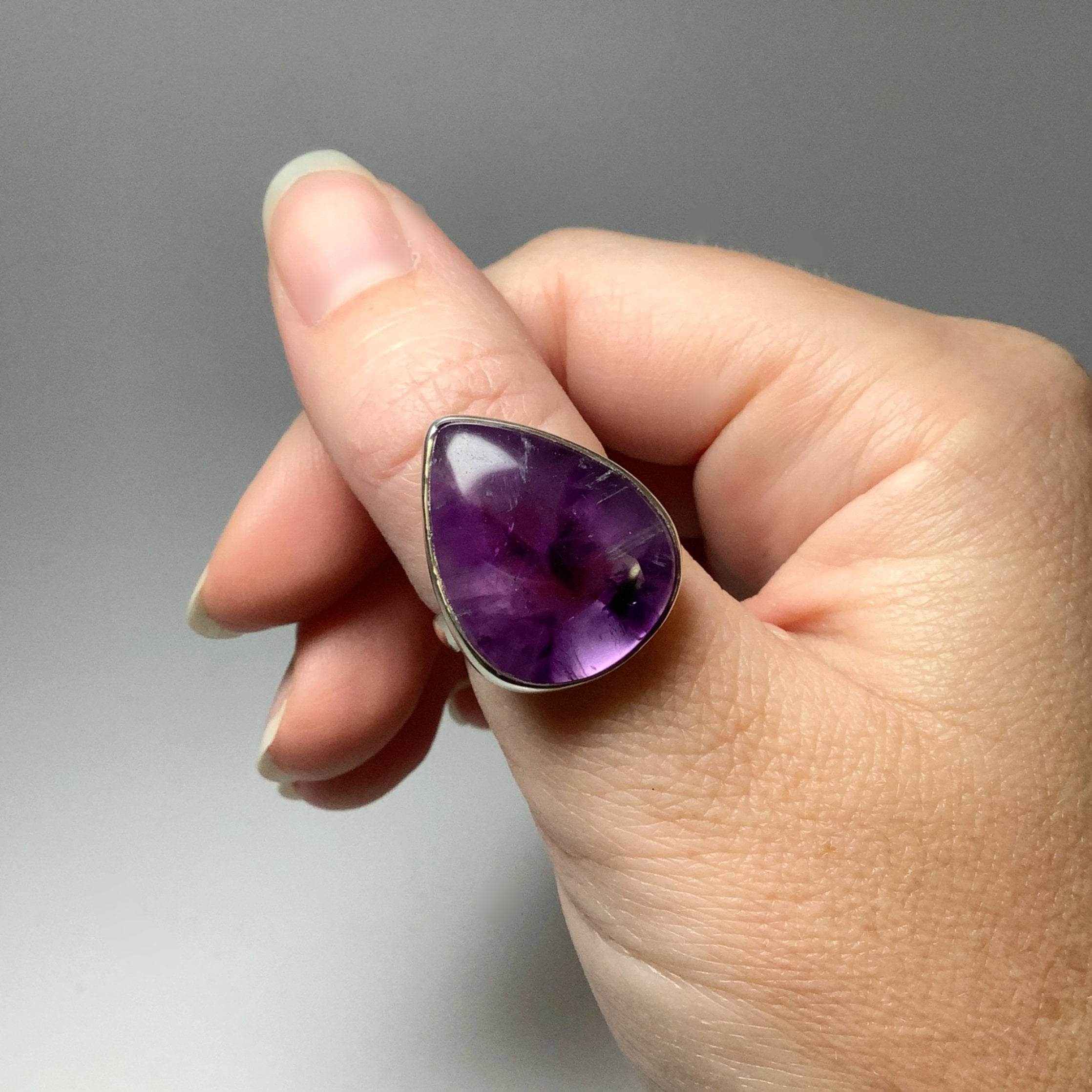 Trapiche Amethyst Ring - Rocks and Gems Canada