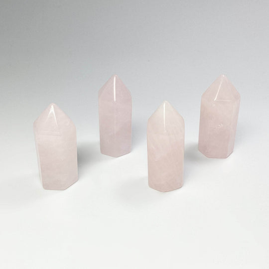 Polished Rose Quartz Point - Rocks and Gems Canada