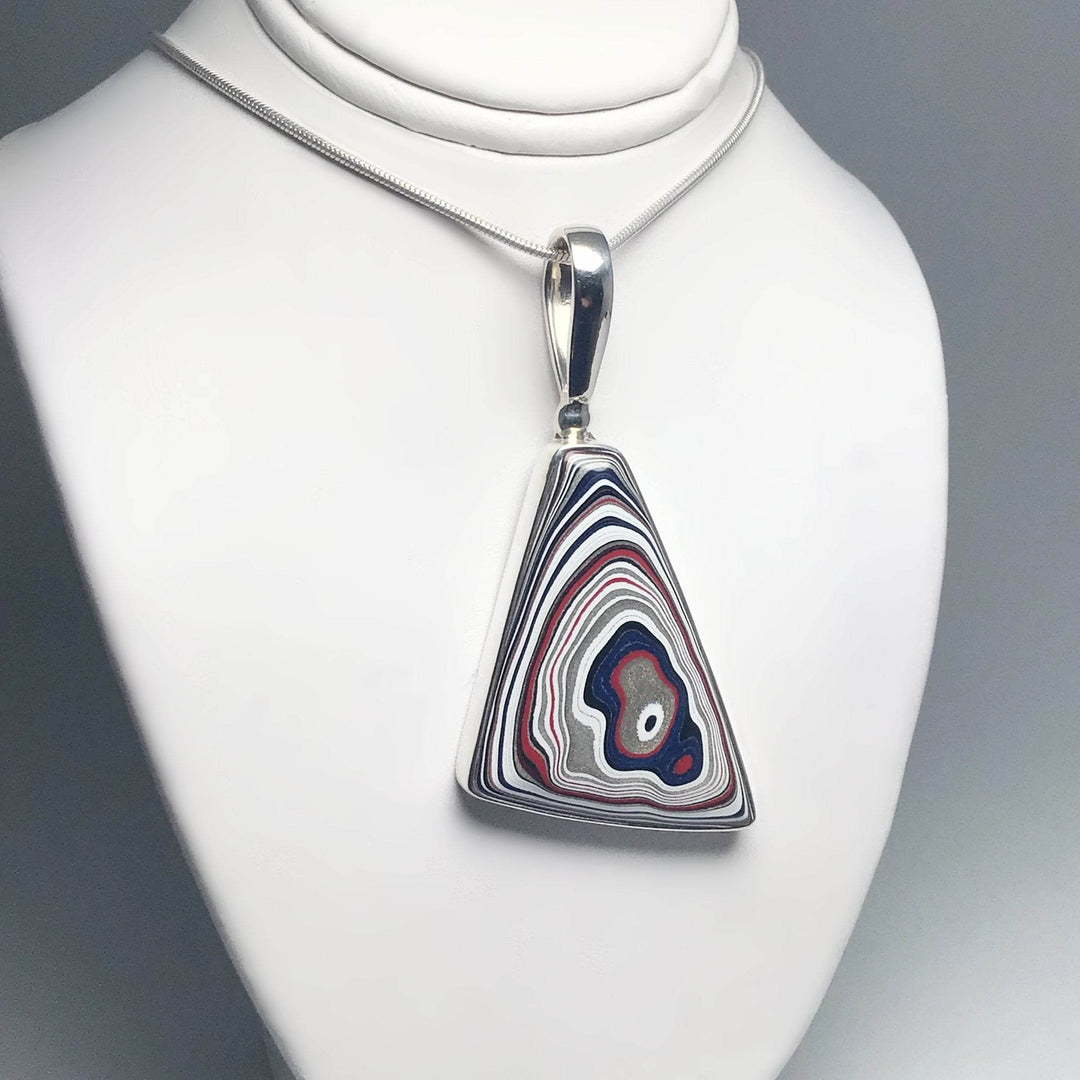 Fordite Pendant - Rocks and Gems Canada