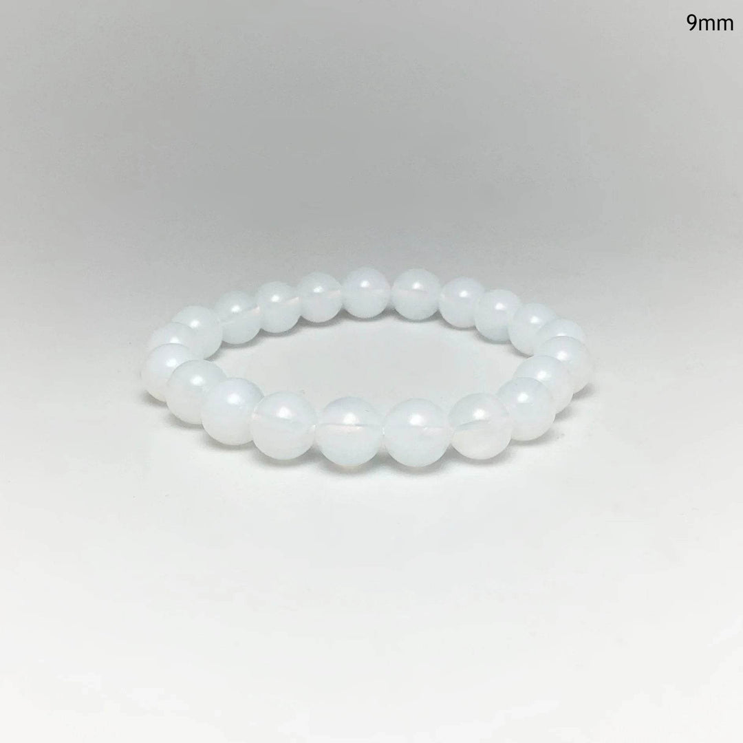 Moon Quartz Beaded Bracelet - Rocks and Gems Canada