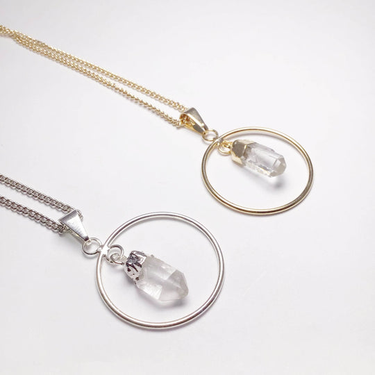 Quartz Necklace - Rocks and Gems Canada