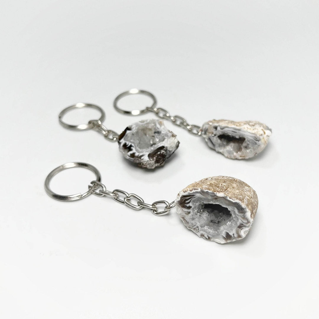 Geode Keychain - Rocks and Gems Canada
