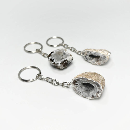 Geode Keychain - Rocks and Gems Canada