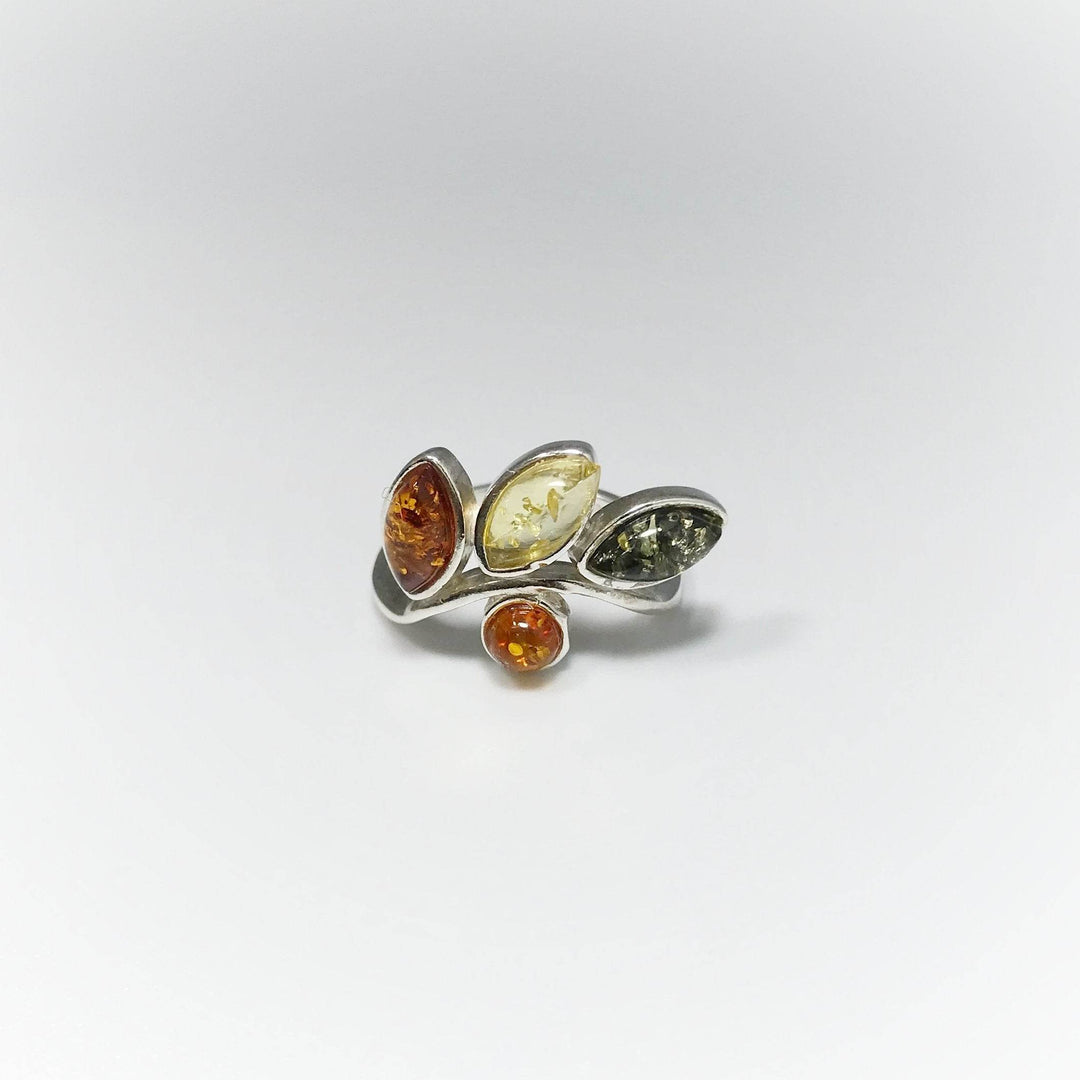 Mixed Amber Ring - Rocks and Gems Canada