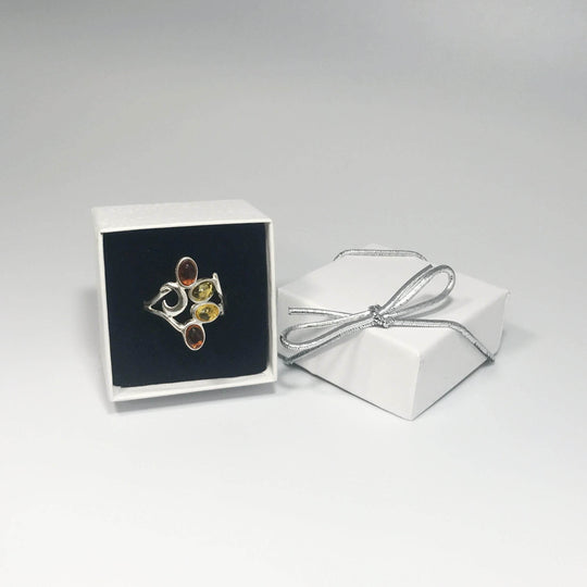 Mixed Amber Ring - Rocks and Gems Canada