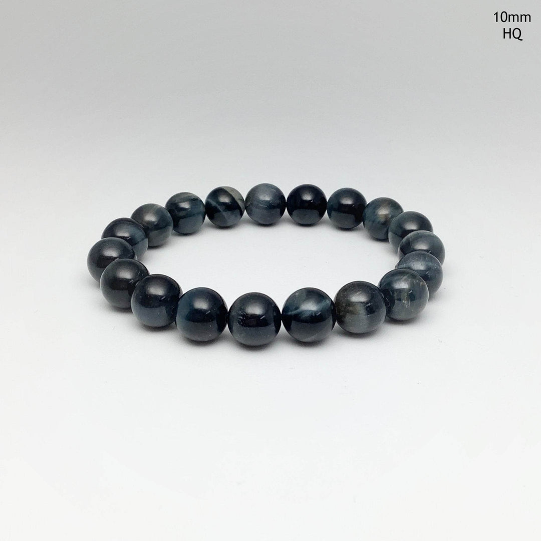 Blue Tiger Eye Beaded Bracelet - Rocks and Gems Canada
