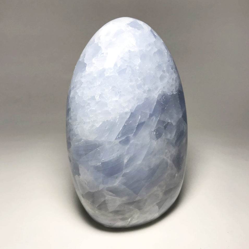 Blue Calcite Stand Up - Rocks and Gems Canada