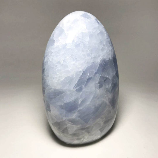 Blue Calcite Stand Up - Rocks and Gems Canada