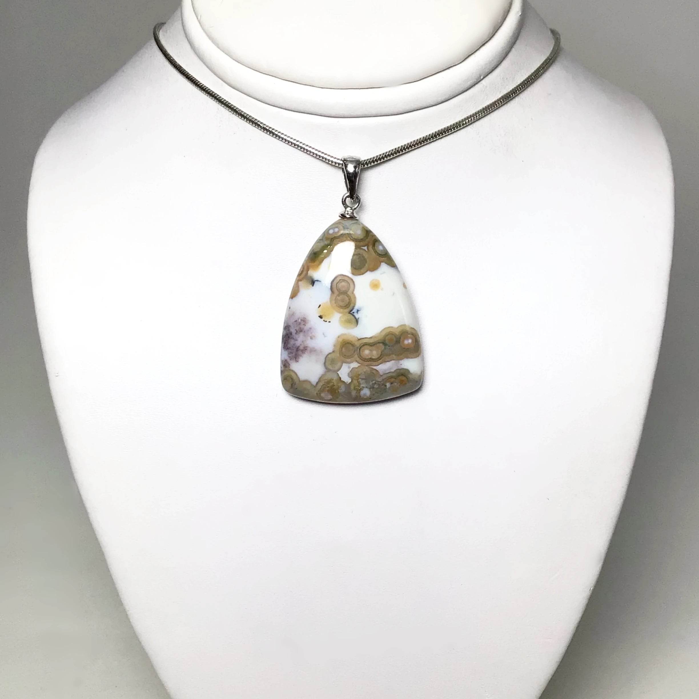 Ocean Jasper Pendant - Rocks and Gems Canada