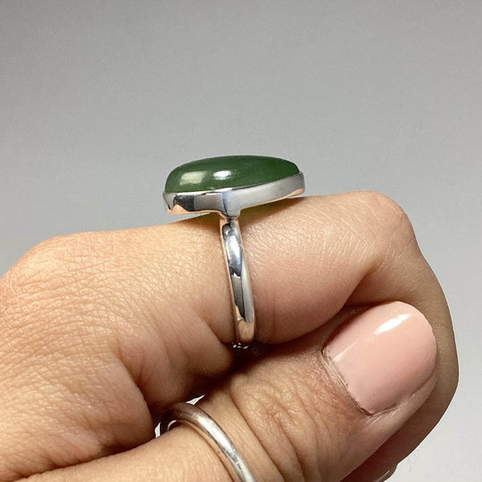 Canadian Jade Ring - Rocks and Gems Canada