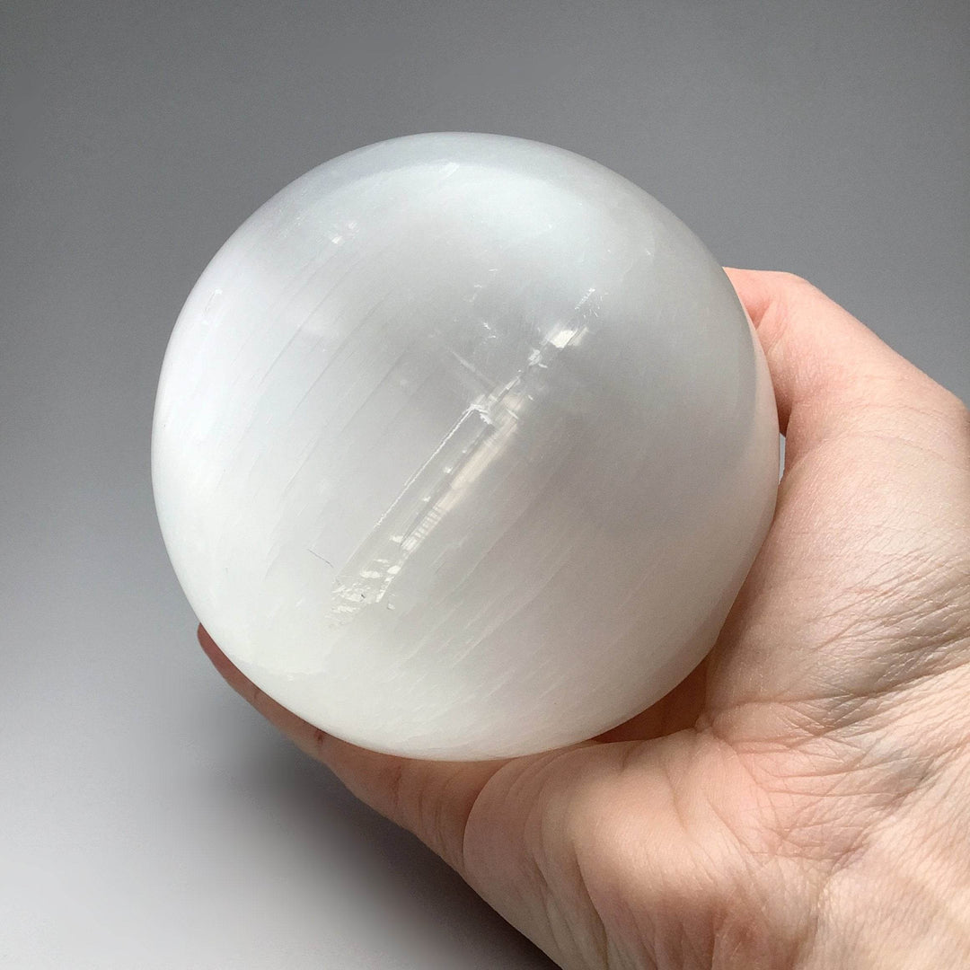 Selenite XL Sphere - Rocks and Gems Canada