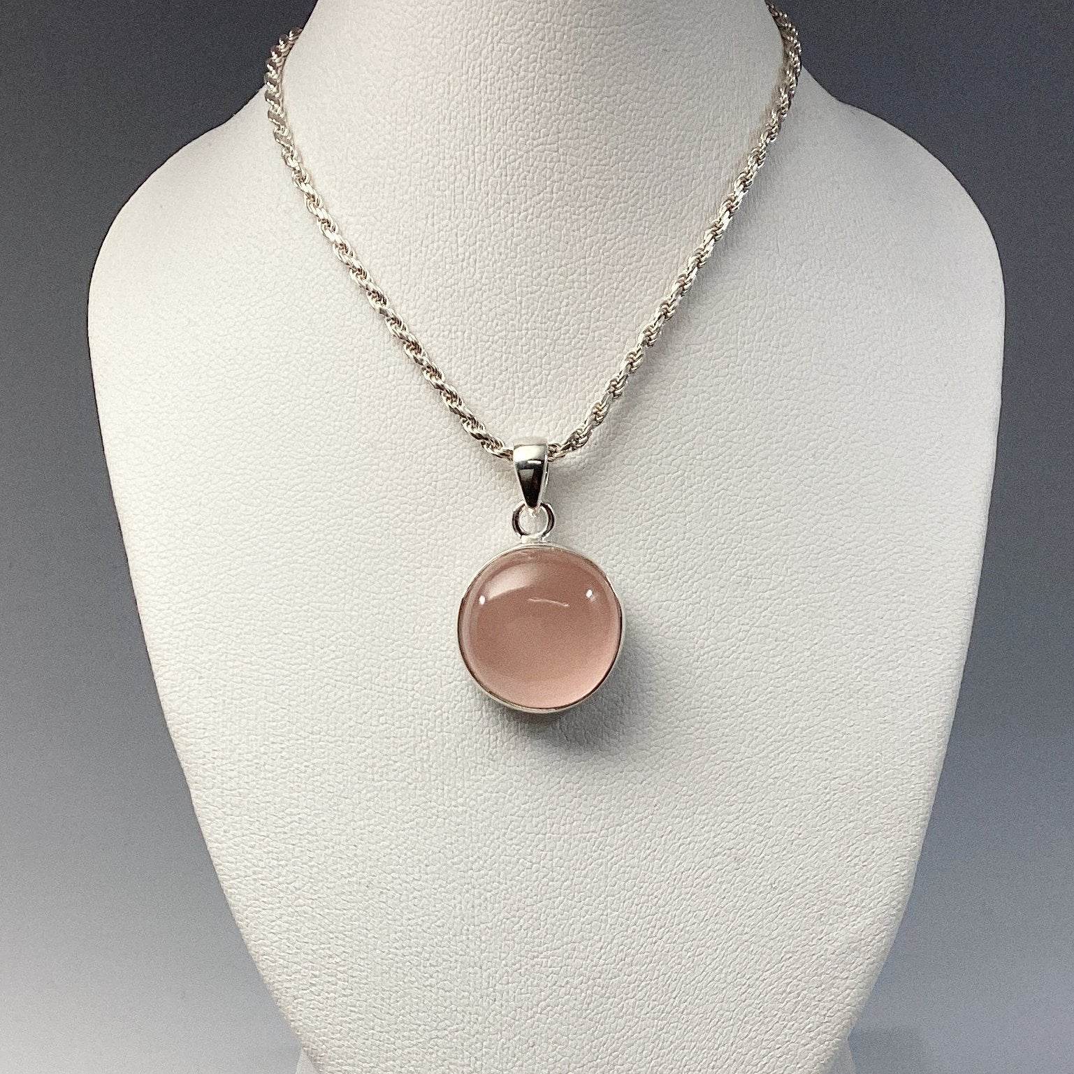 Rose Quartz Pendant - Rocks and Gems Canada