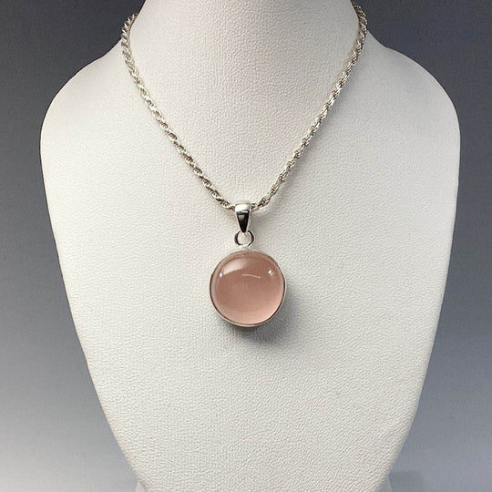 Rose Quartz Pendant - Rocks and Gems Canada