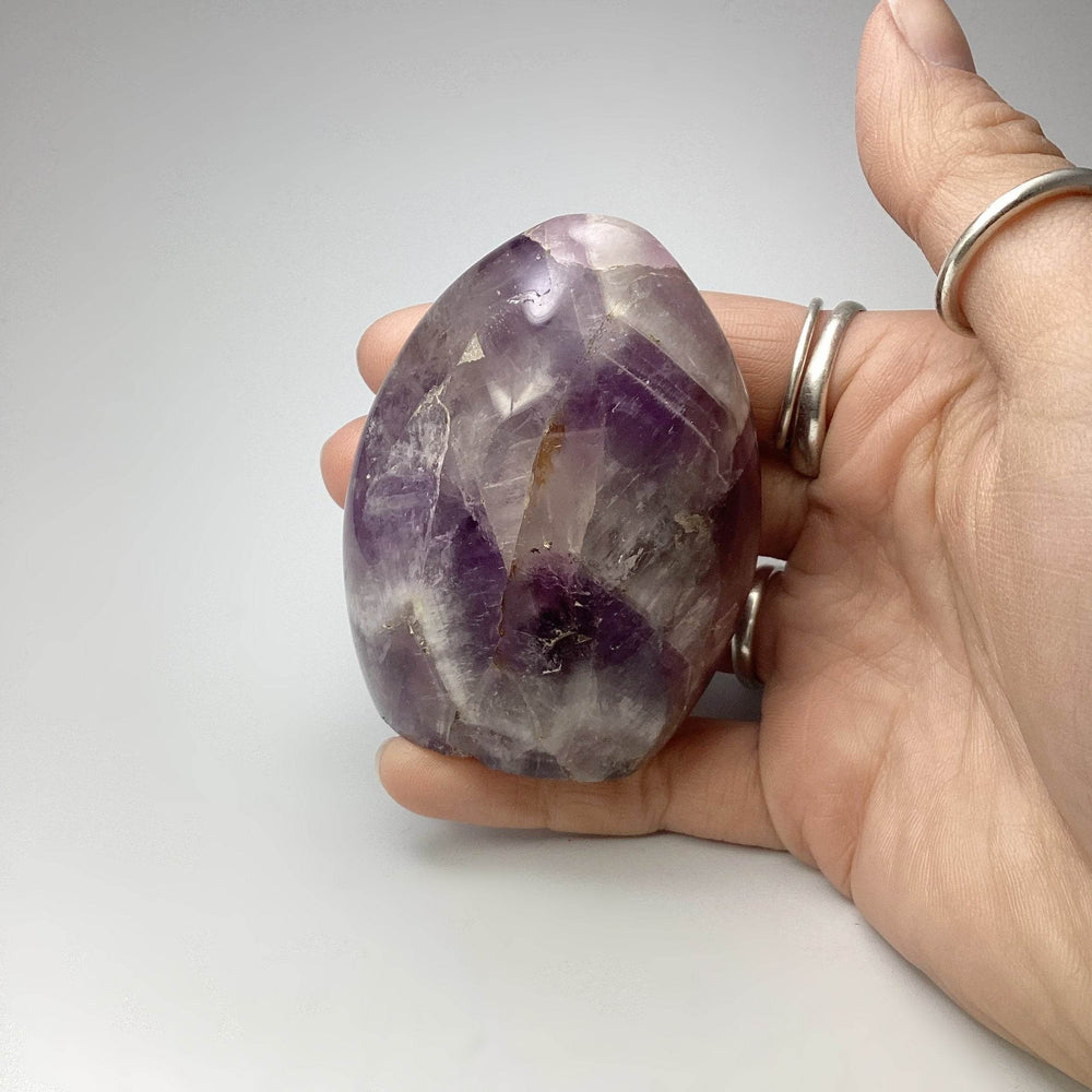 Chevron Amethyst Stand Up - Rocks and Gems Canada