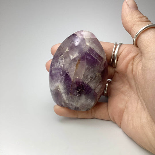 Chevron Amethyst Stand Up - Rocks and Gems Canada