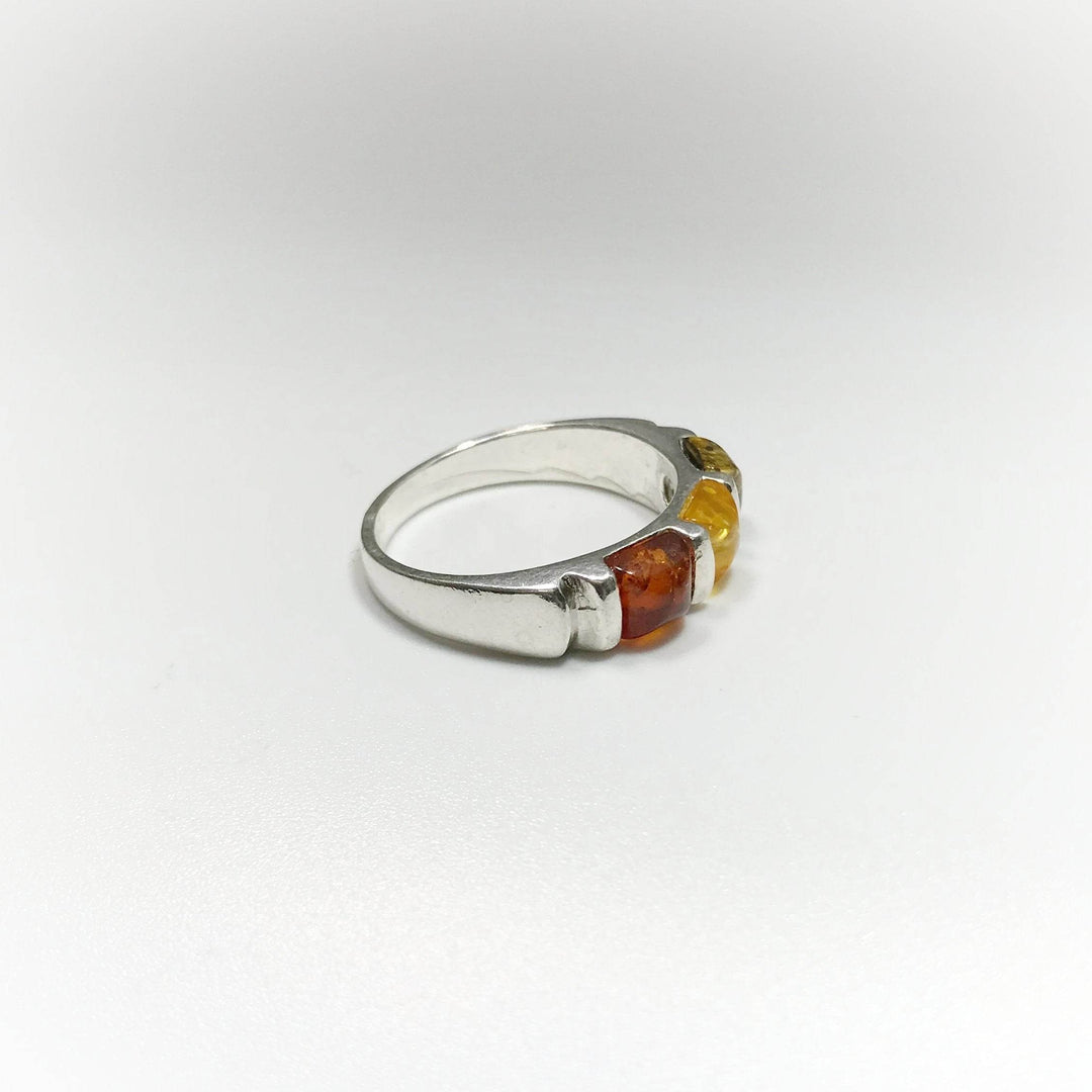 Mixed Amber Ring - Rocks and Gems Canada