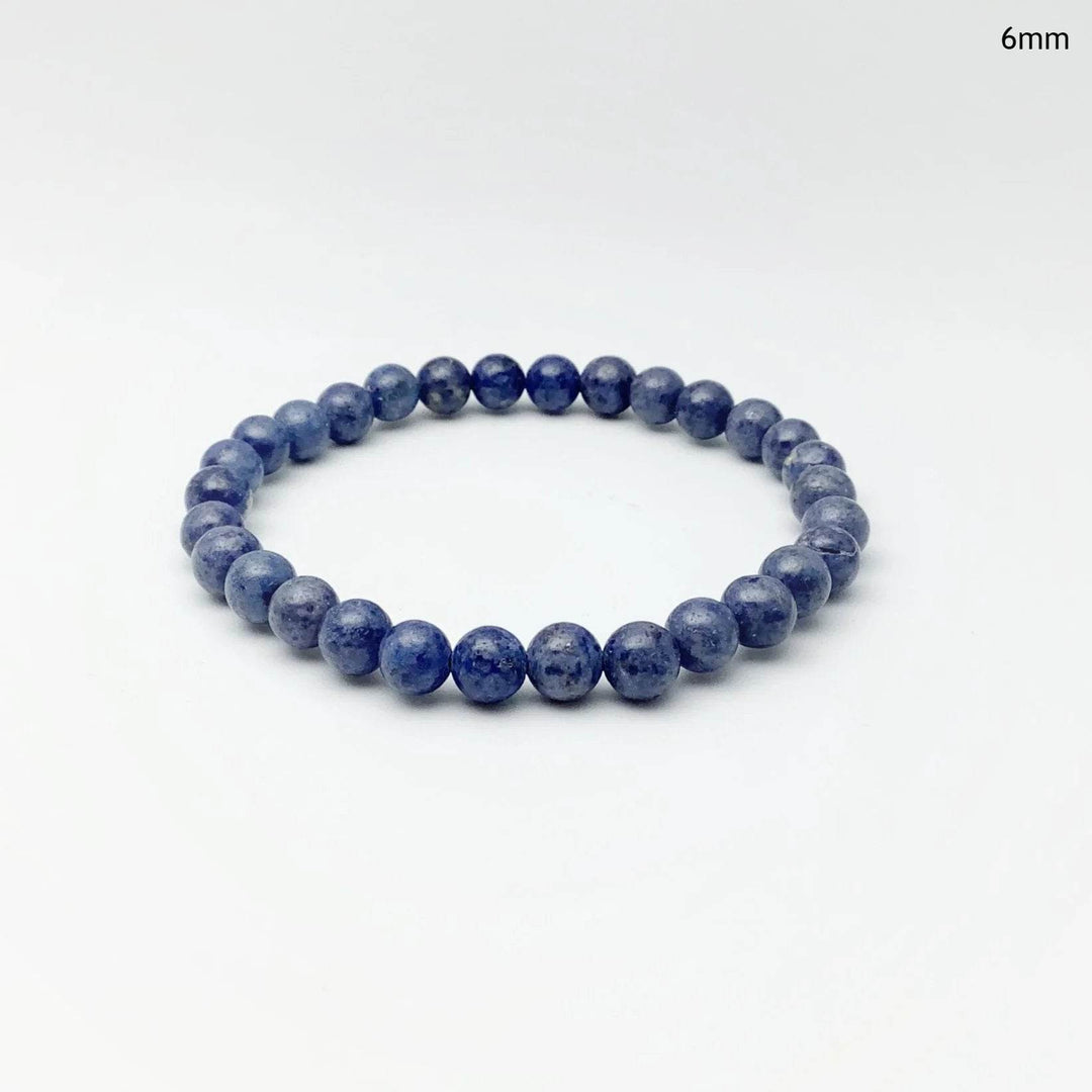 Dumortierite Beaded Bracelet - Rocks and Gems Canada