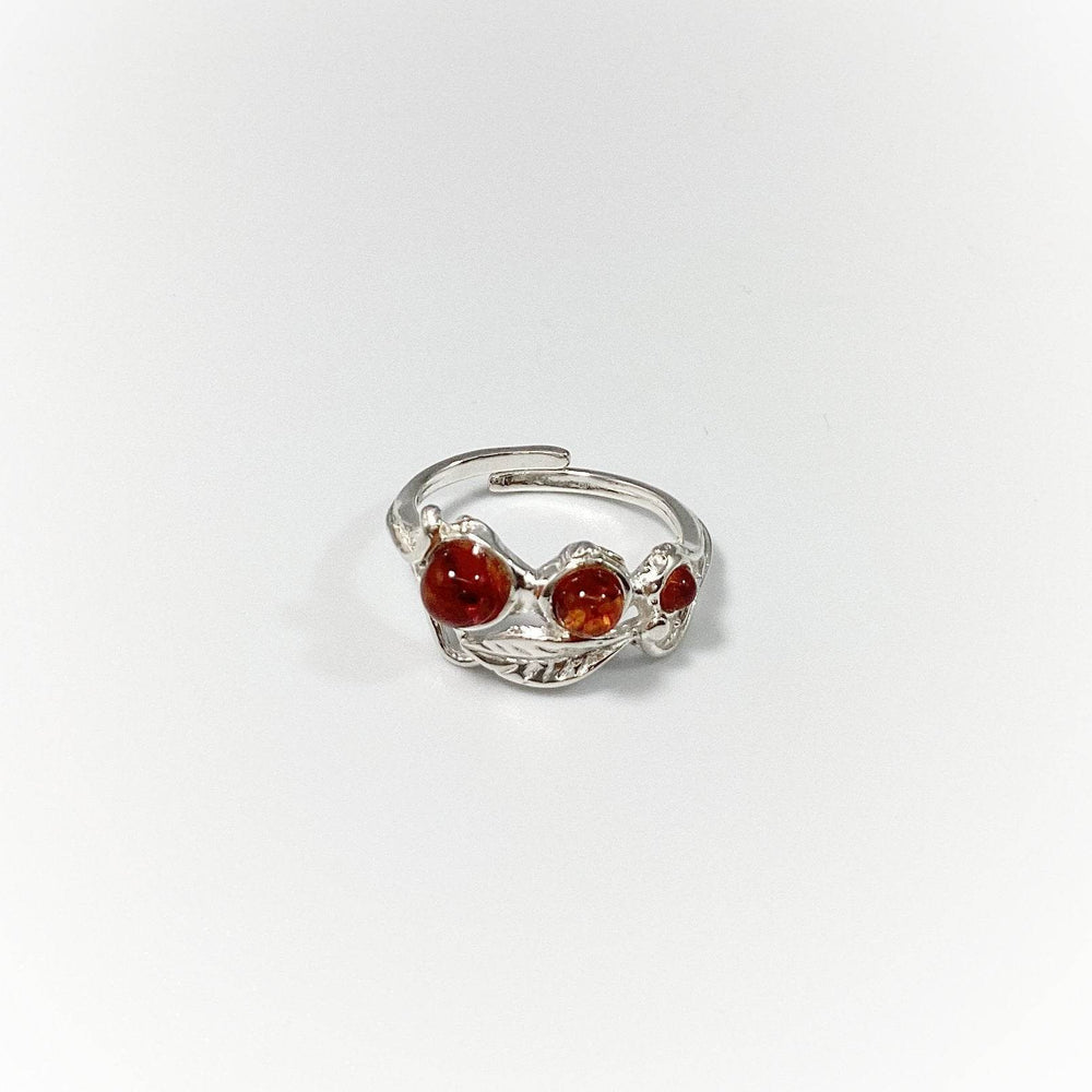 Cognac Amber Ring - Rocks and Gems Canada
