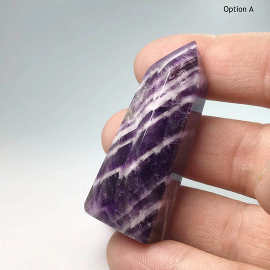 Chevron Amethyst Point - Rocks and Gems Canada