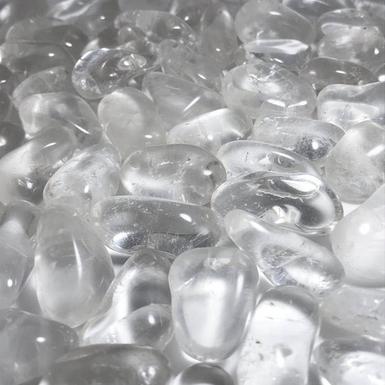 Quartz Small Tumbles Pouch - Rocks and Gems Canada