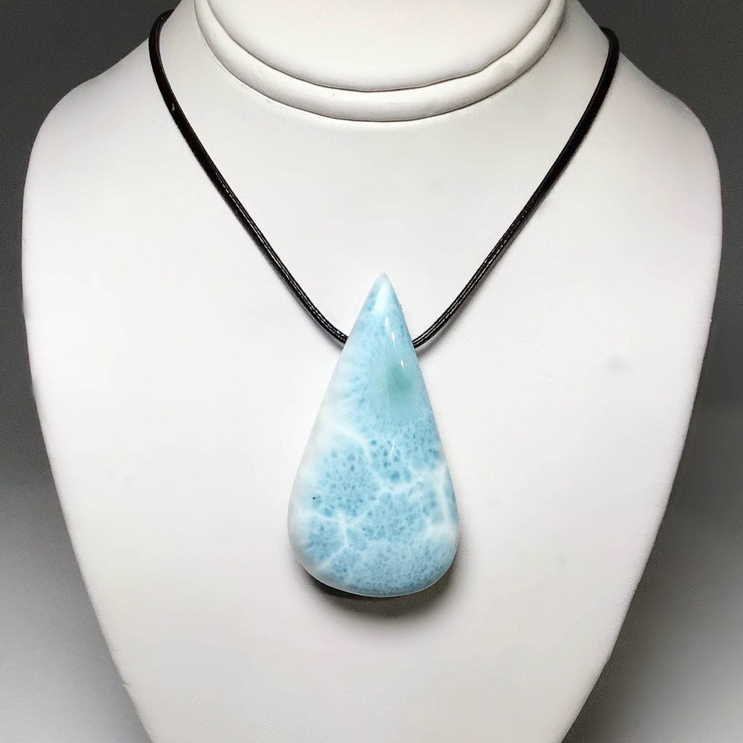 Larimar Drilled Pendant - Rocks and Gems Canada