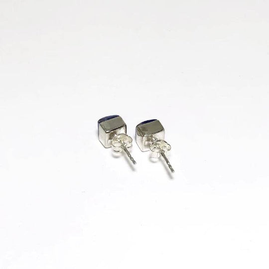 Sodalite Stud Earrings - Rocks and Gems Canada