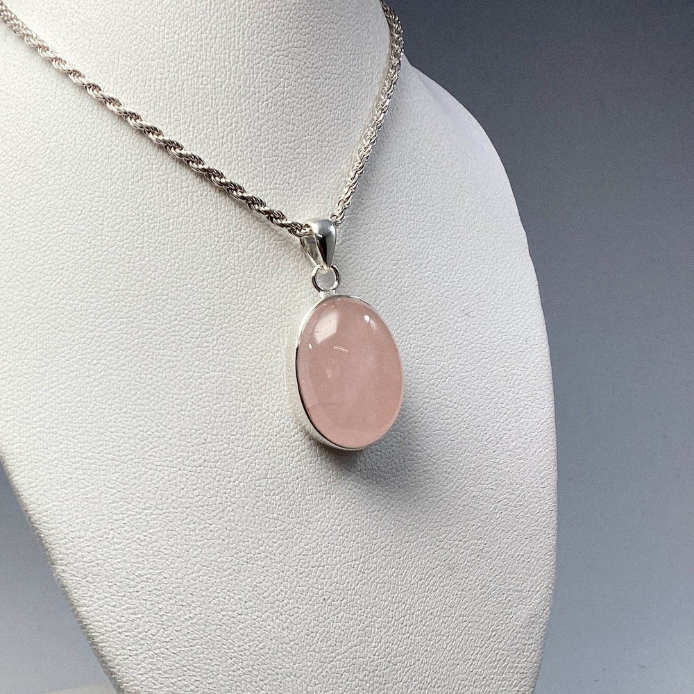 Rose Quartz Pendant - Rocks and Gems Canada