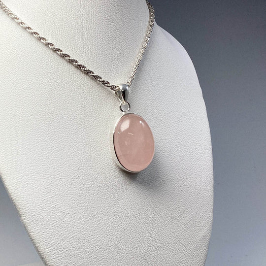 Rose Quartz Pendant - Rocks and Gems Canada