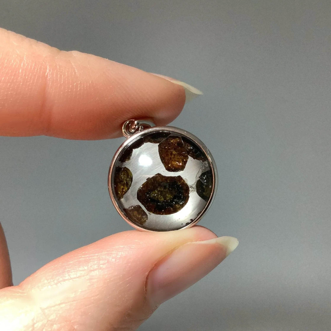 Sericho Meteorite Round Pendant - Rocks and Gems Canada
