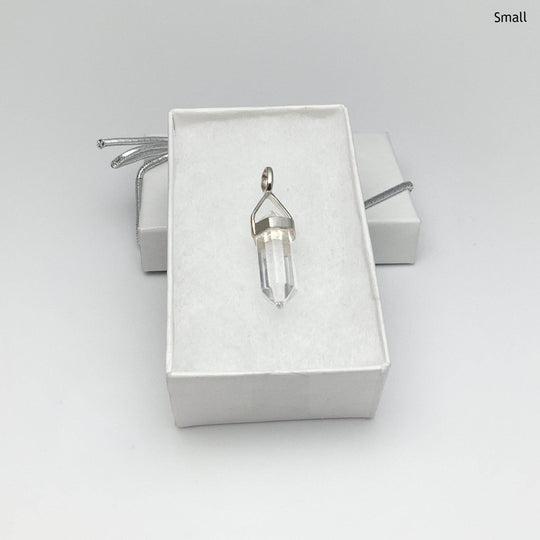 Quartz Double Terminated Point Pendant - Rocks and Gems Canada